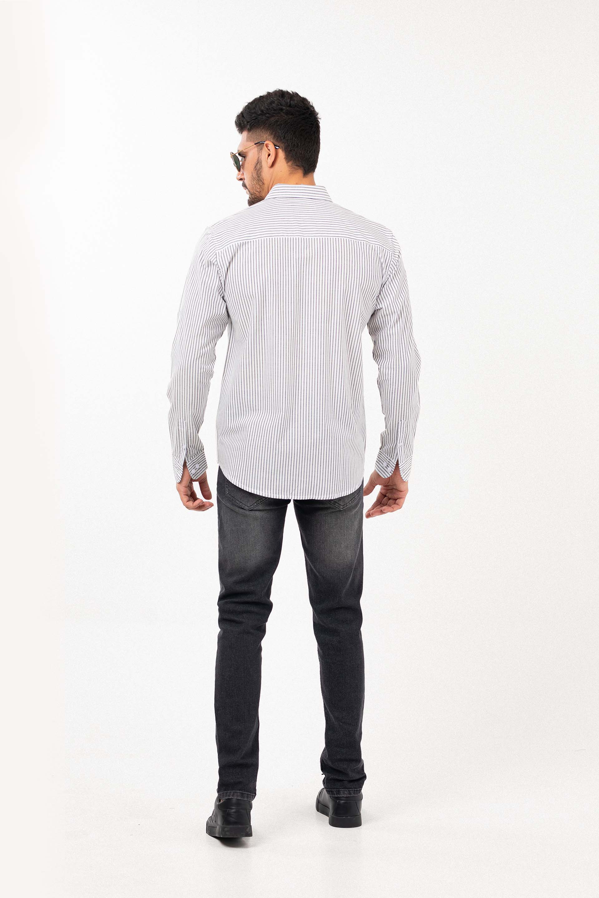 Comfort Shirt Grey/White