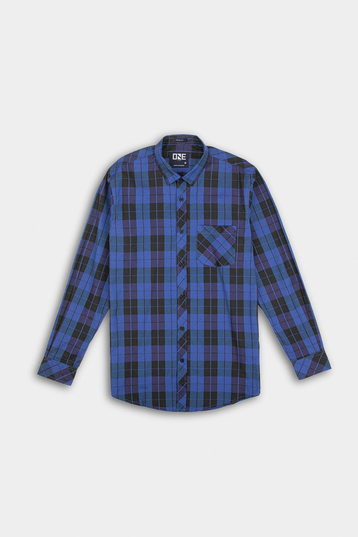 Check Shirt Navy/Pink