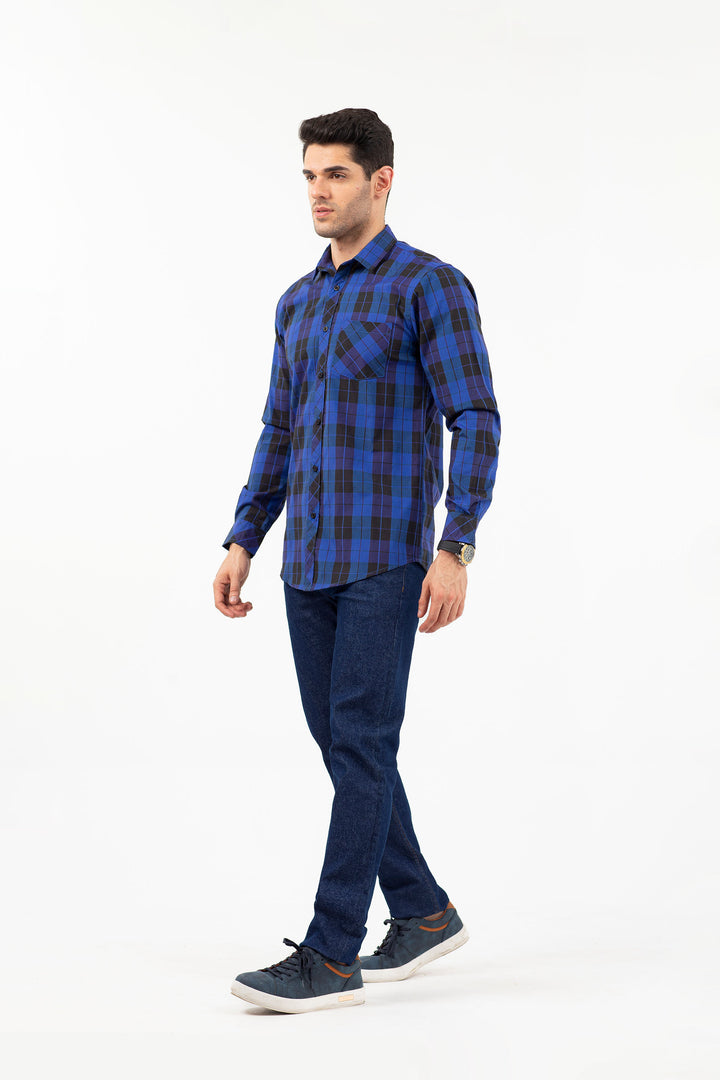 Check Shirt Navy/Pink
