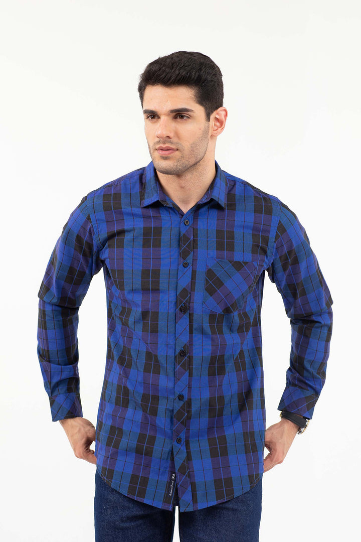 Check Shirt Navy/Pink