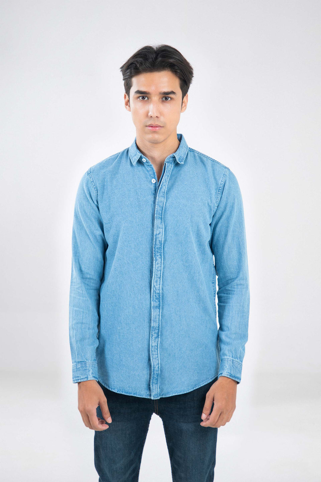 Denim Slim Shirt