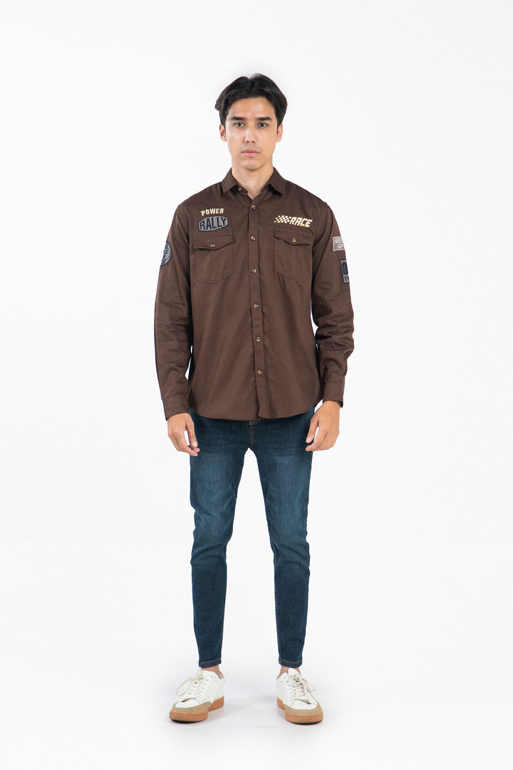 Badged Comfort Shirt