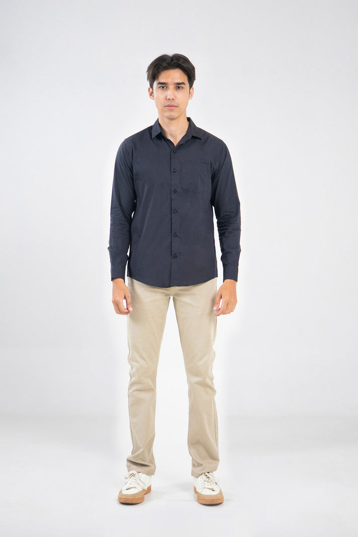Textured Slim Shirt