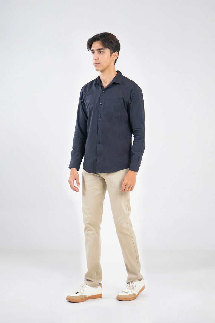 Textured Slim Shirt