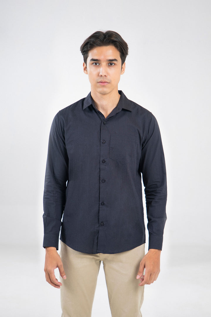 Textured Slim Shirt