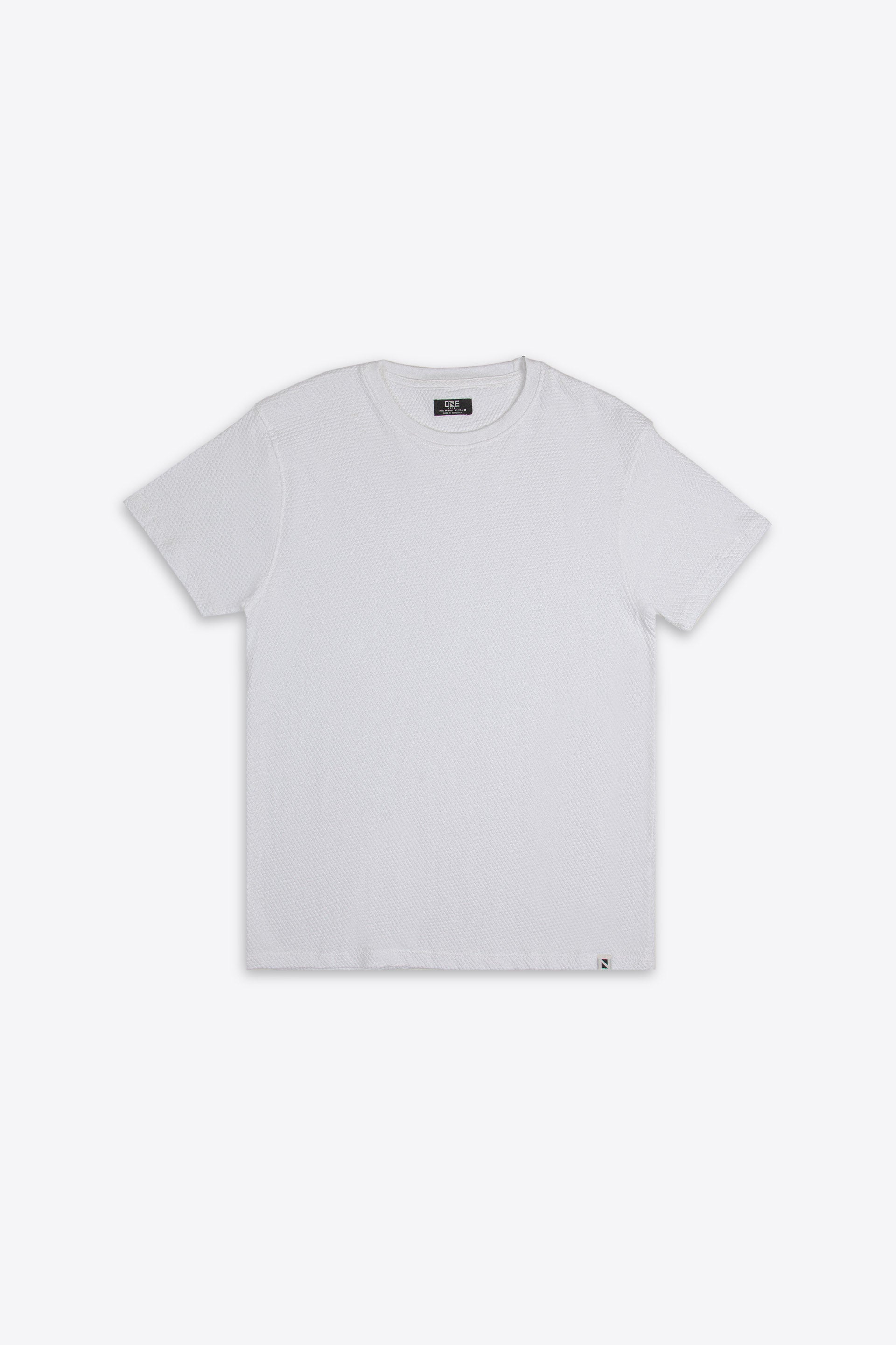 Textured Tee White