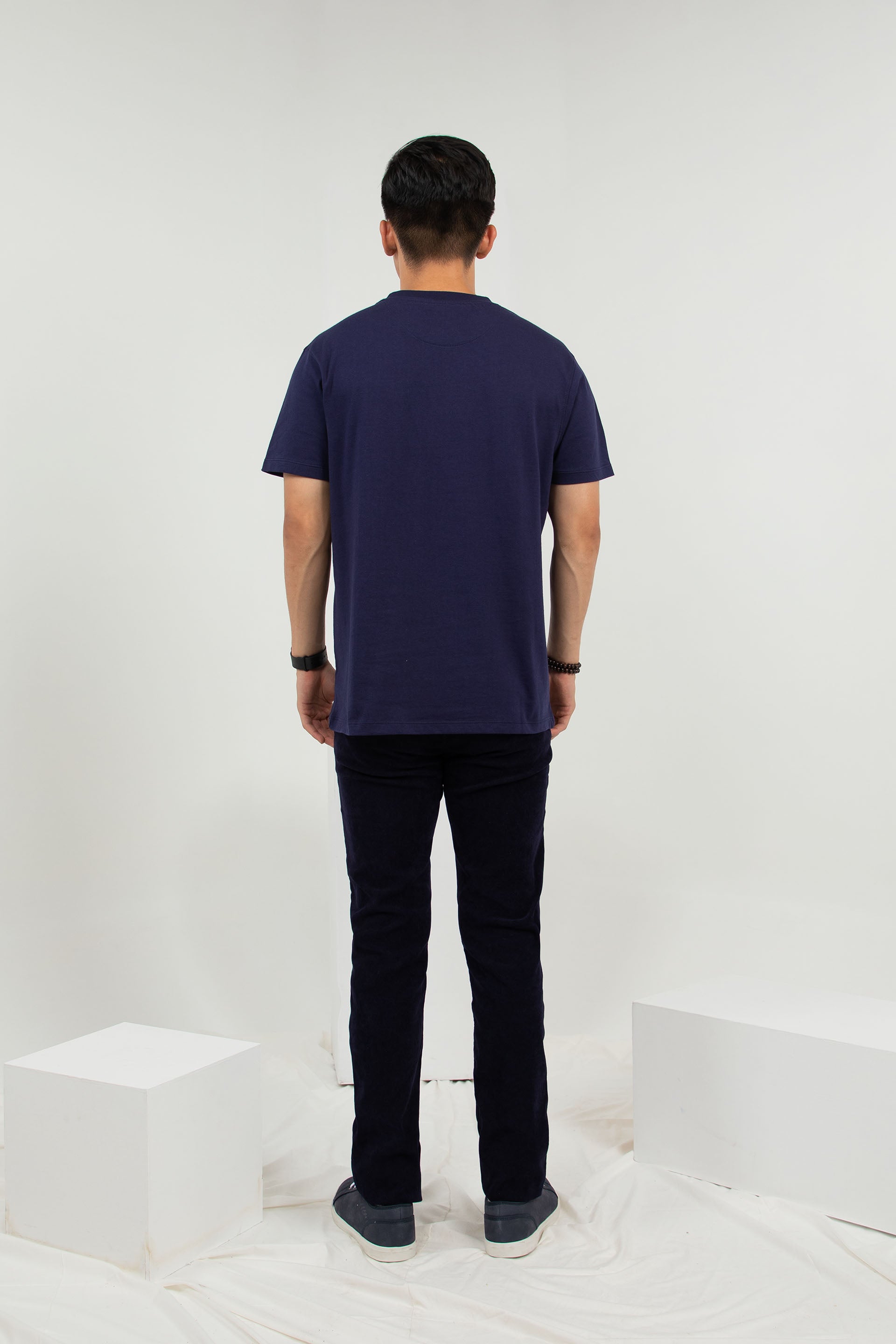 Crew Neck Tee Navy