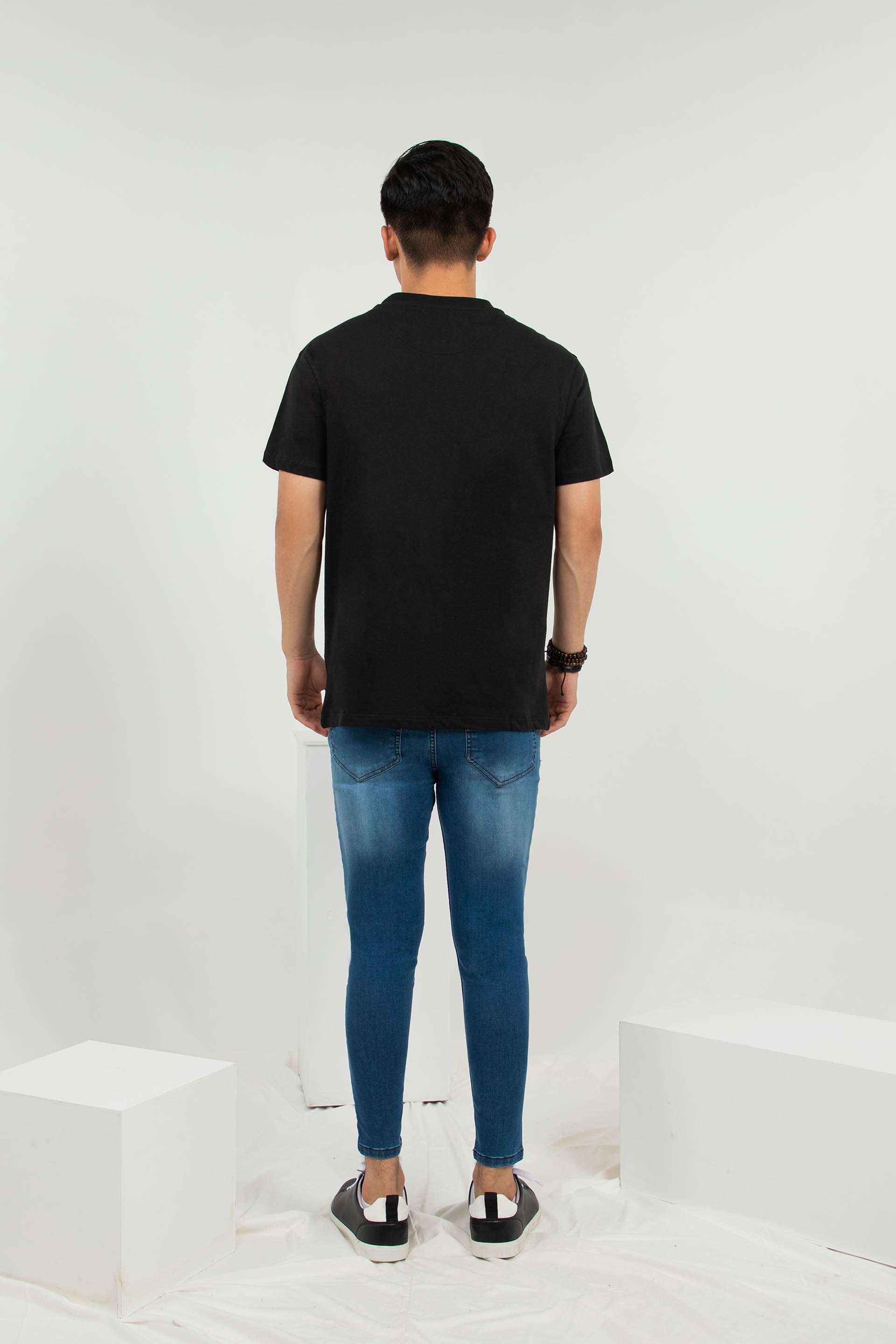 Printed Tee Black