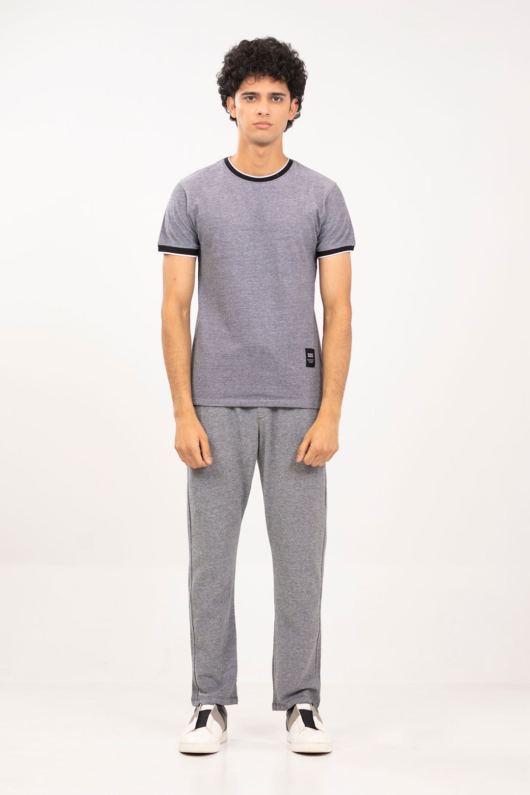 Textured Ringer Tee