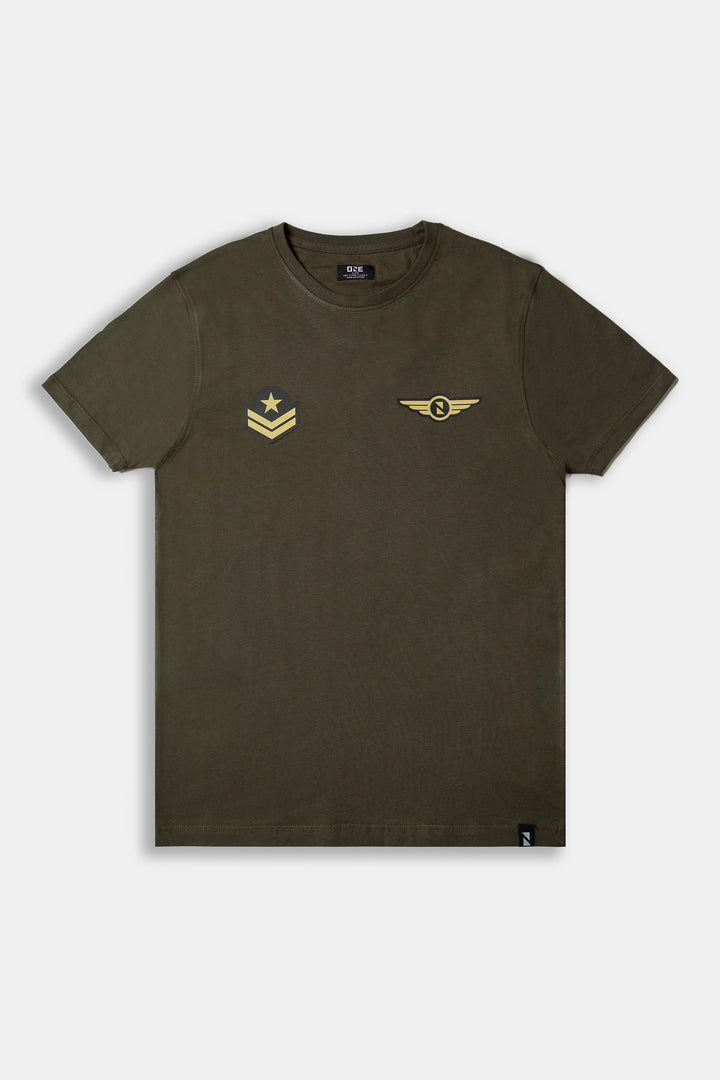 Basic Printed C-Neck