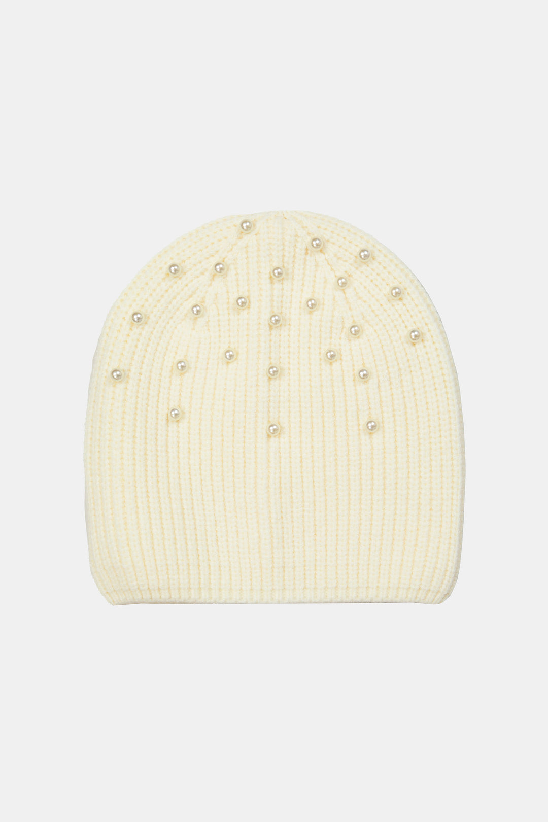 Faux Pearl Beanie