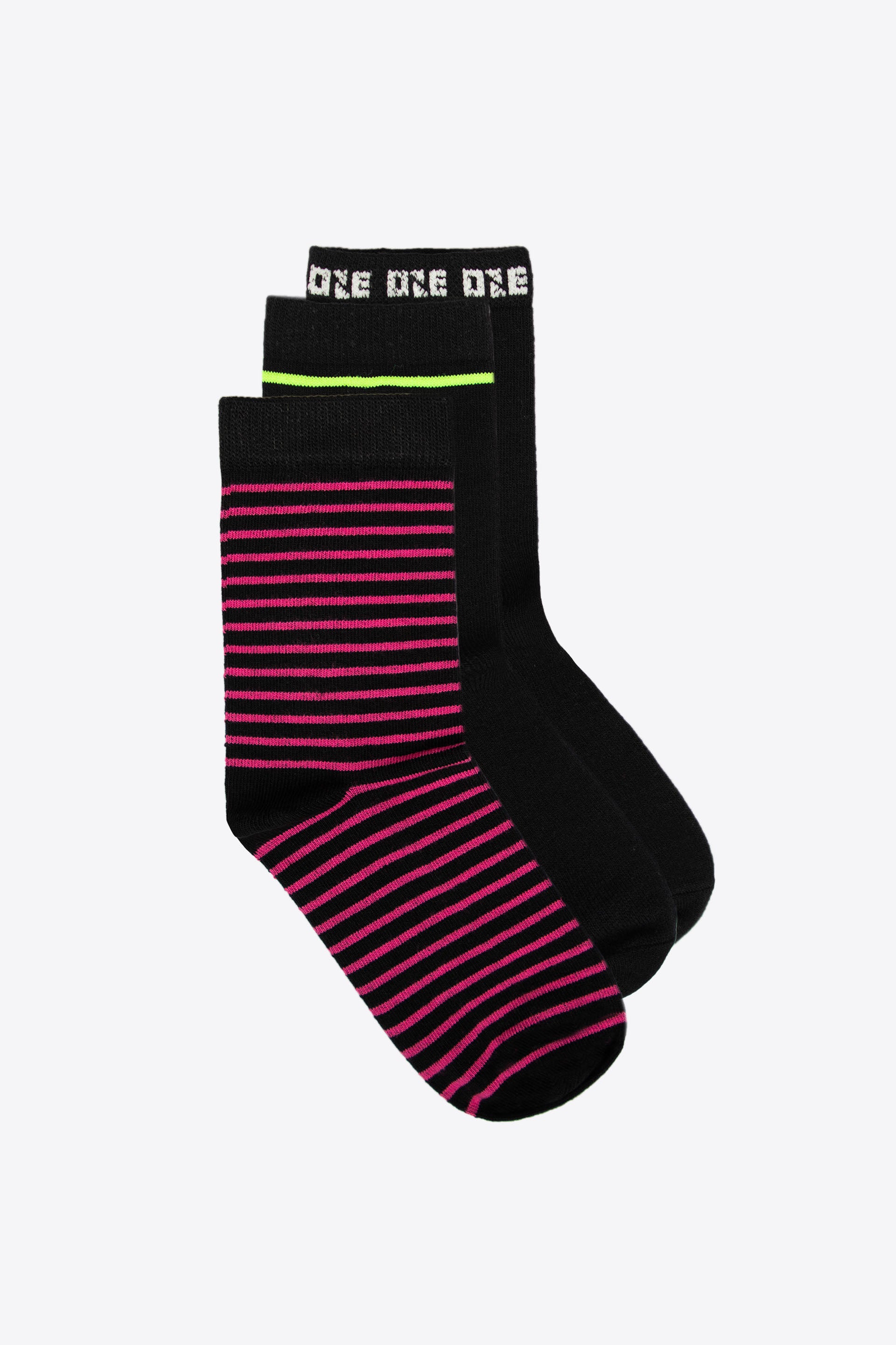 Mid Length (Pack of 3) Multi