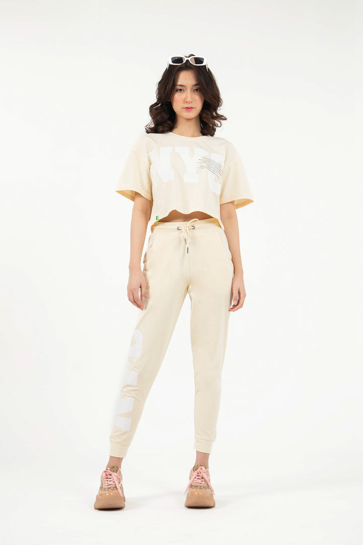 New York Pants Beige