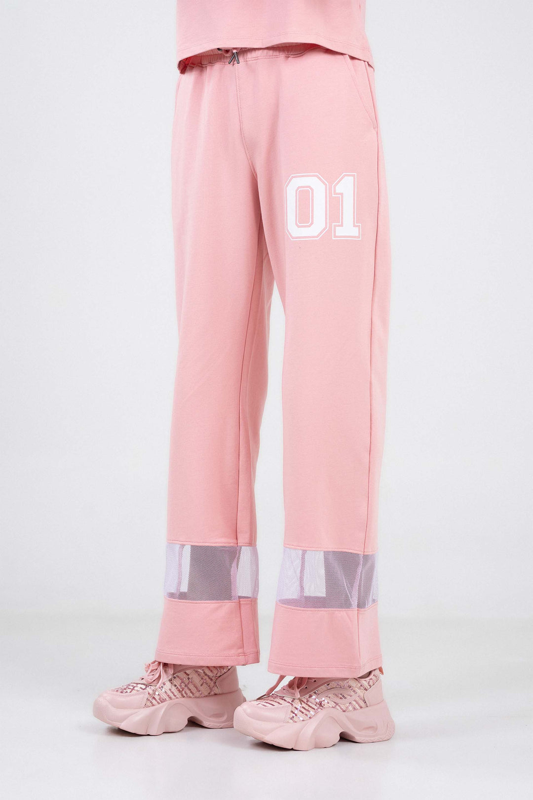 Wide Leg Sports Trousers
