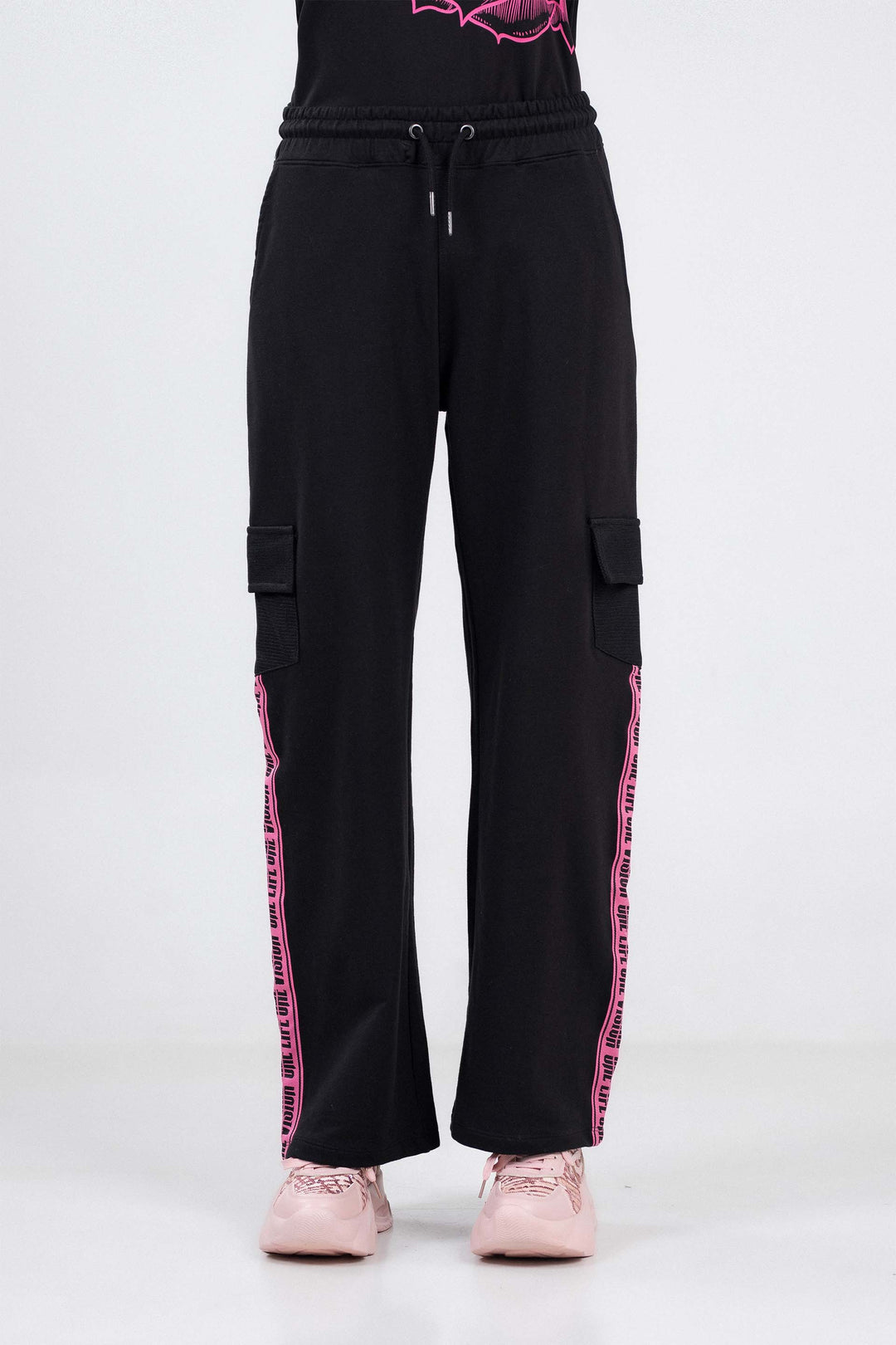 Wide Leg Cargo Trousers