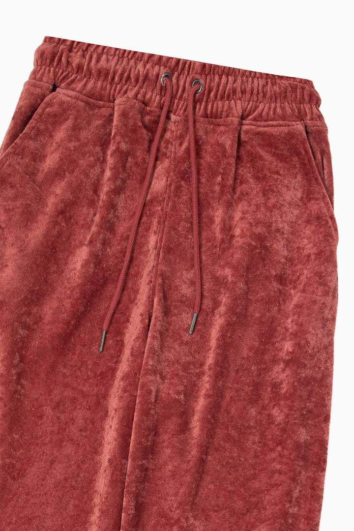 Velour Track Pants