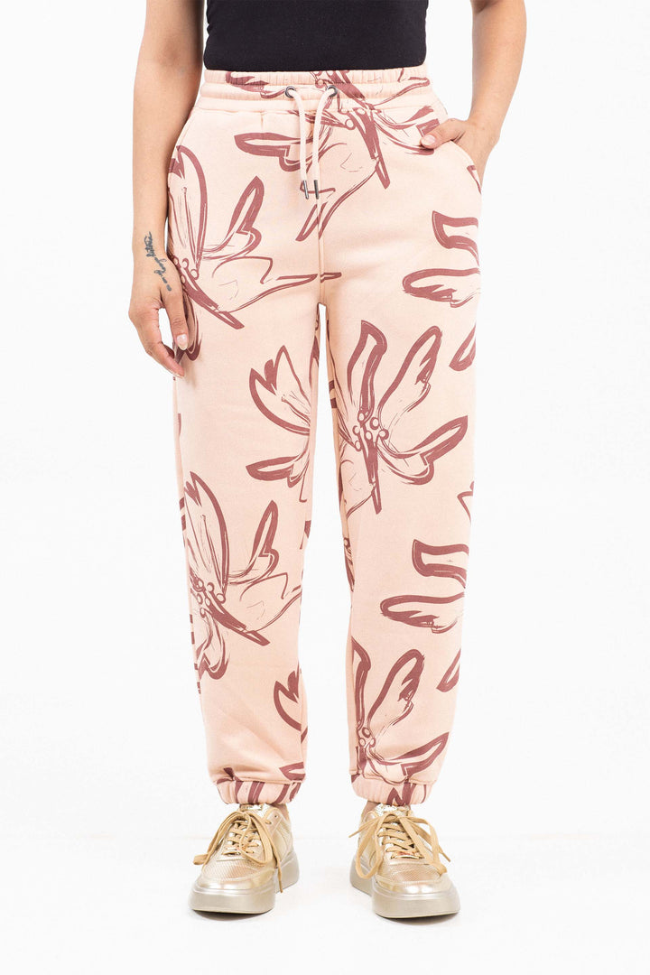 Printed Track Pants