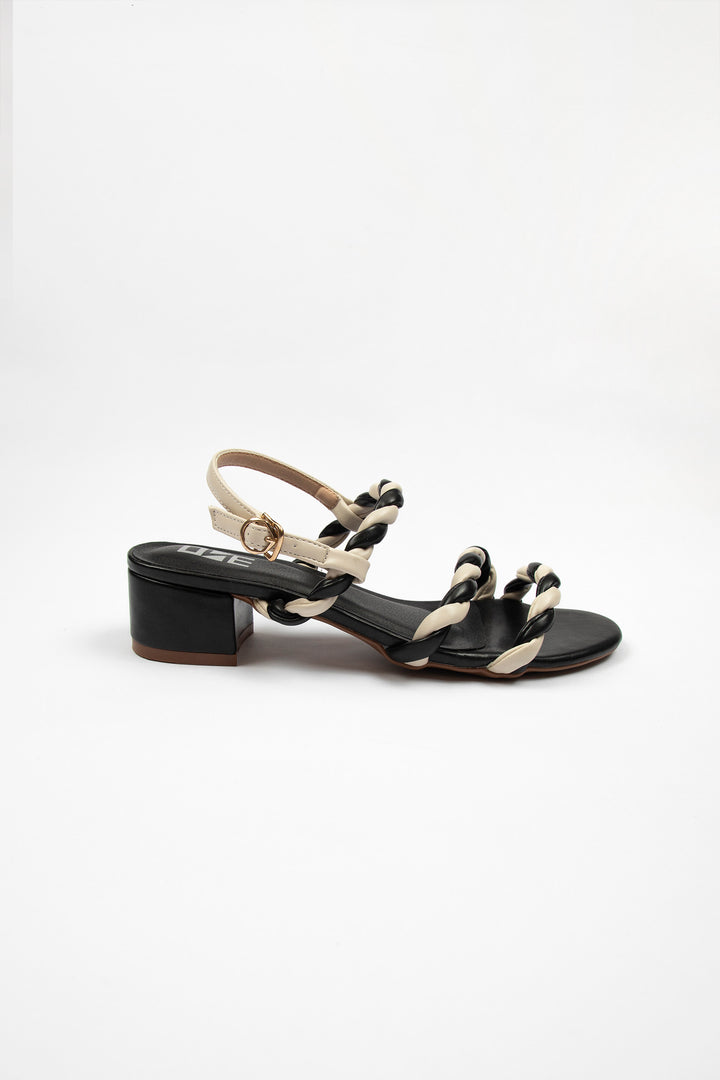Contrasting Sandals Blue/White