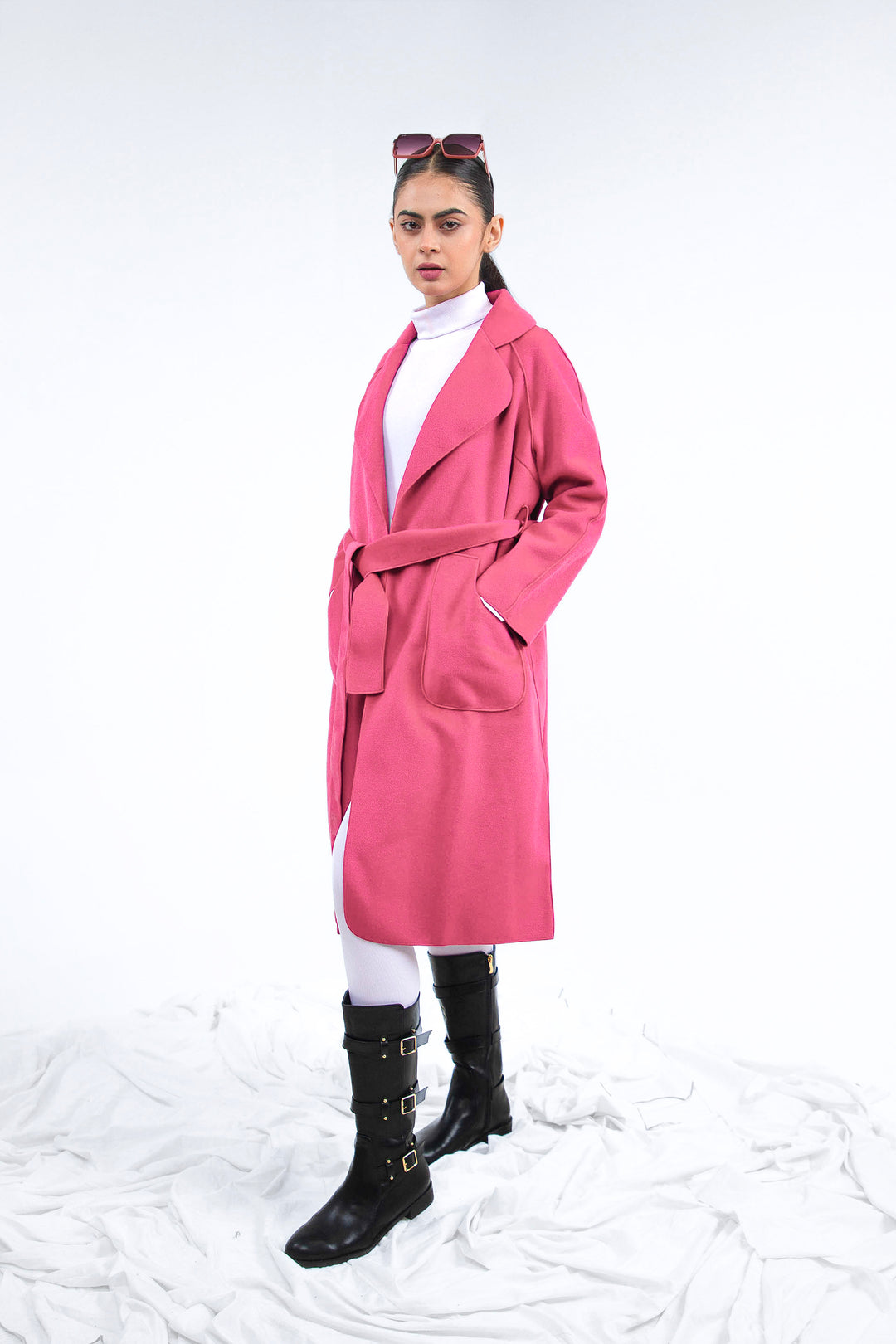 Long Coat Magenta