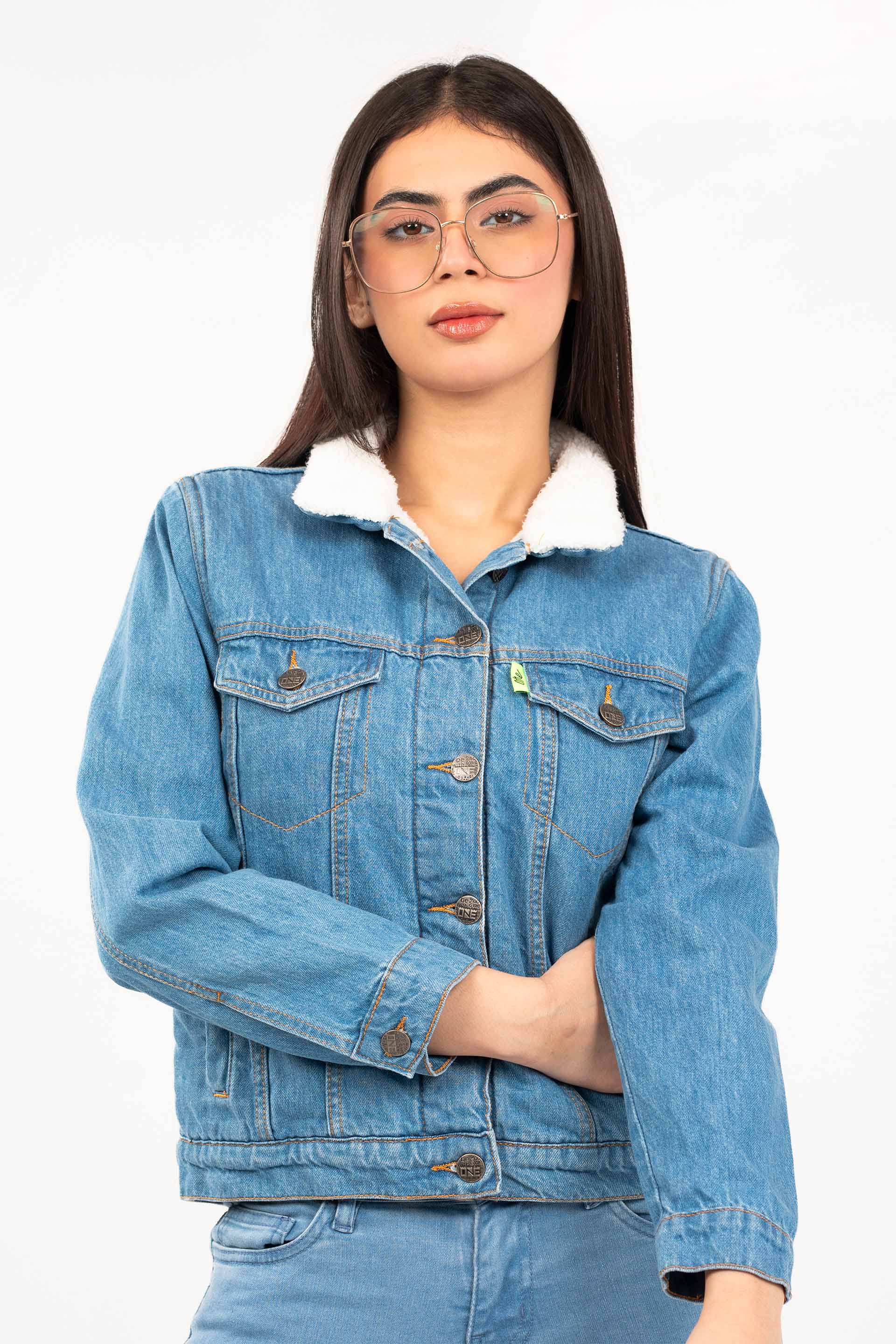 Denim Sherpa Jacket – ONE Denim Sherpa Jacket – ONE