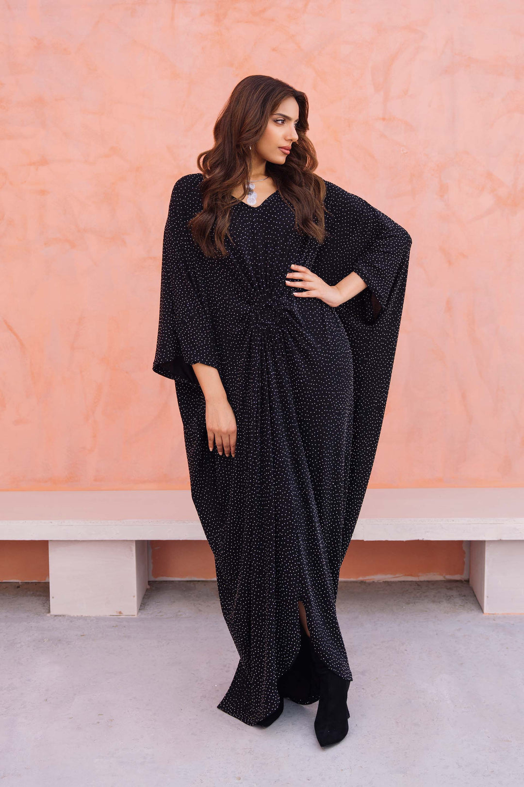 Kaftan Embellished Dress