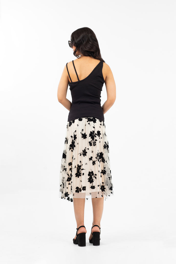 Asymmetrical Top Black