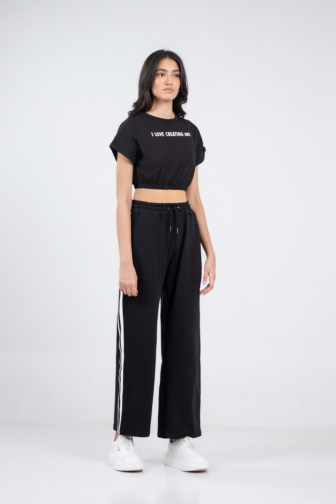 Cropped Statement Tee