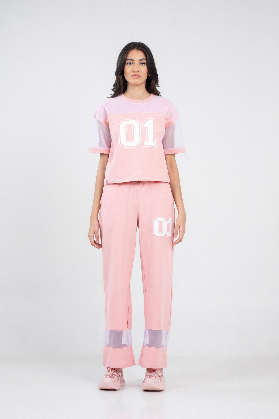 Cropped Paneled Tee