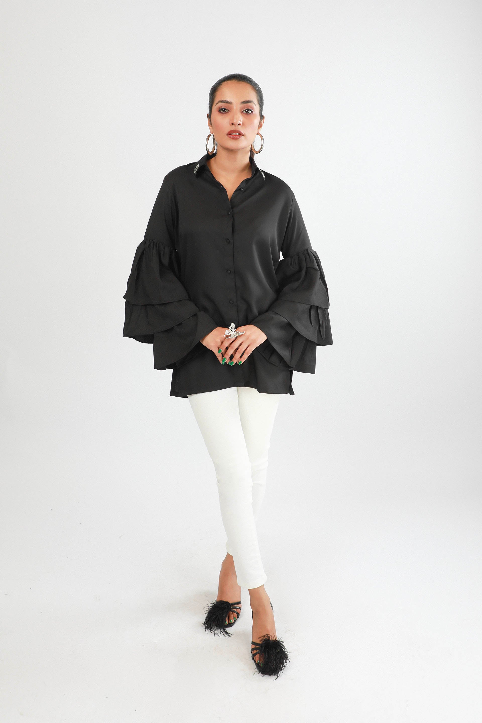 Flared Top Black