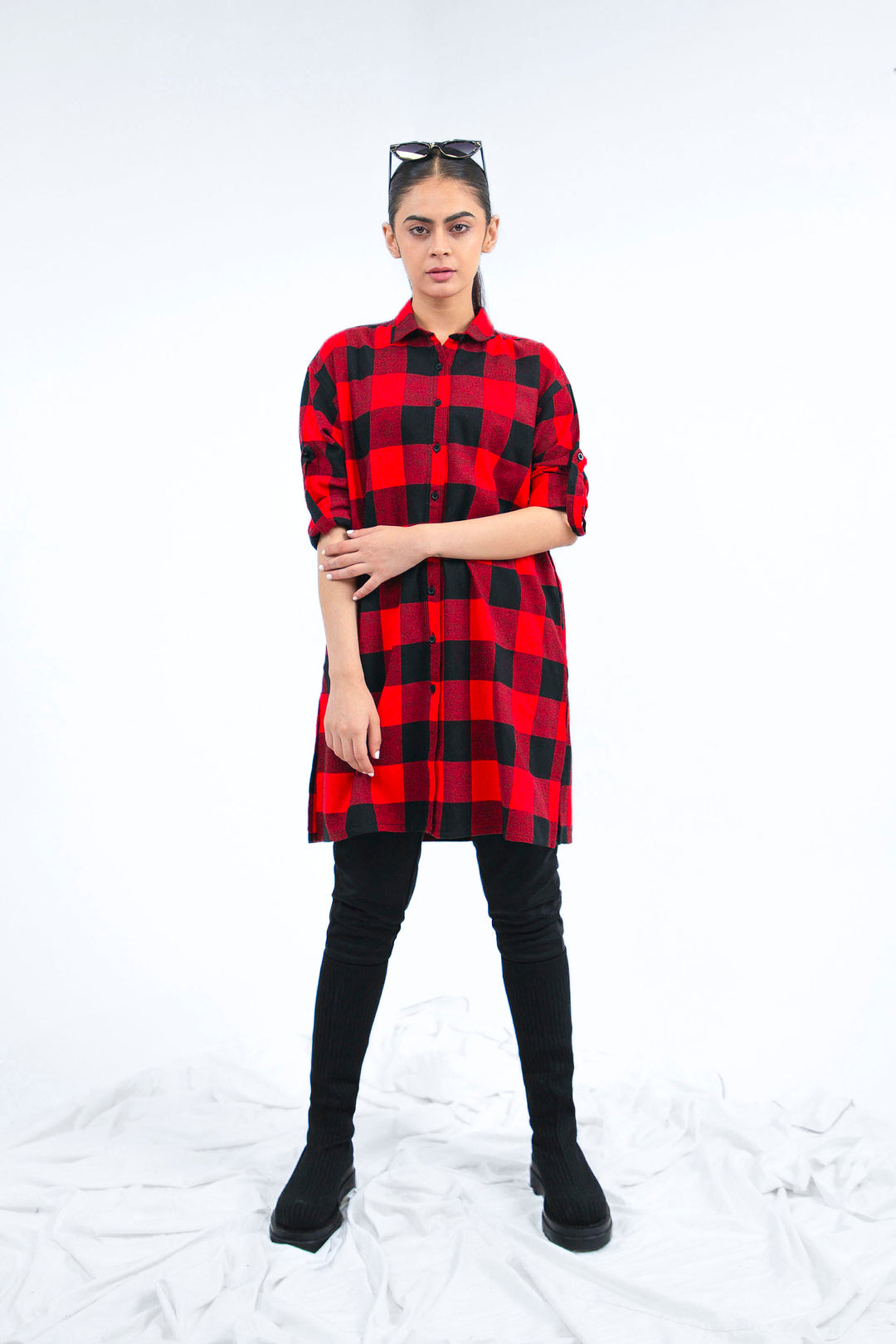 Buttondown Shirt Red/Black