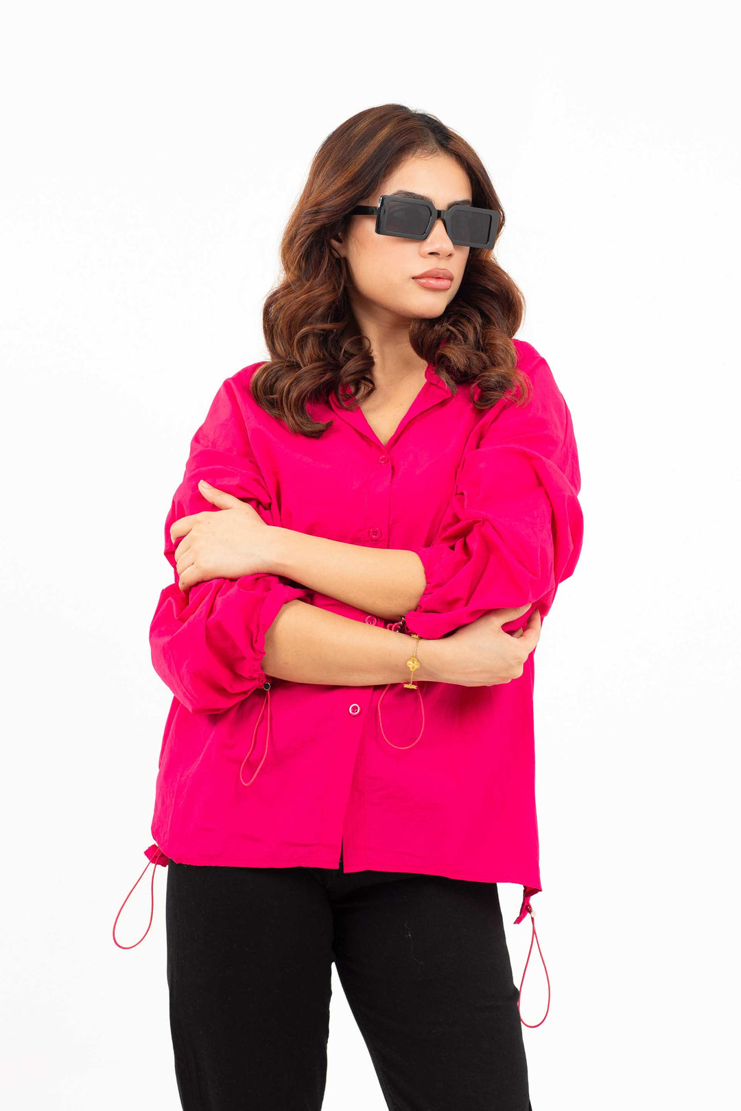 Baggy Shirt Magenta