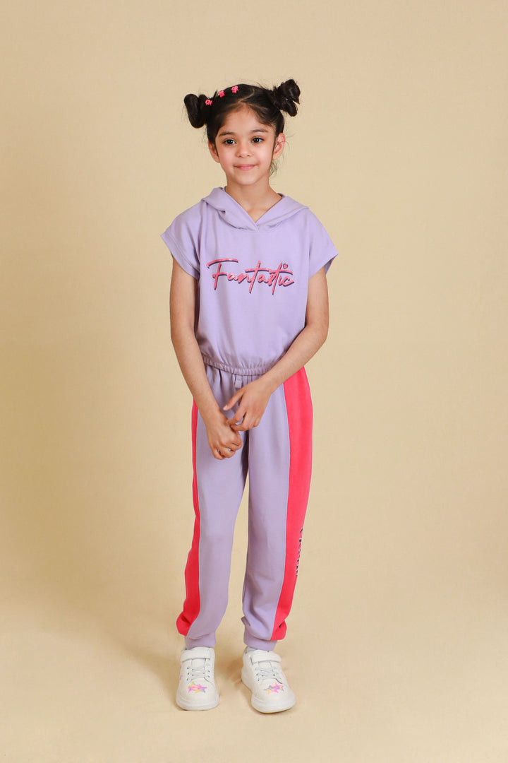 Graphic Trousers Lilac