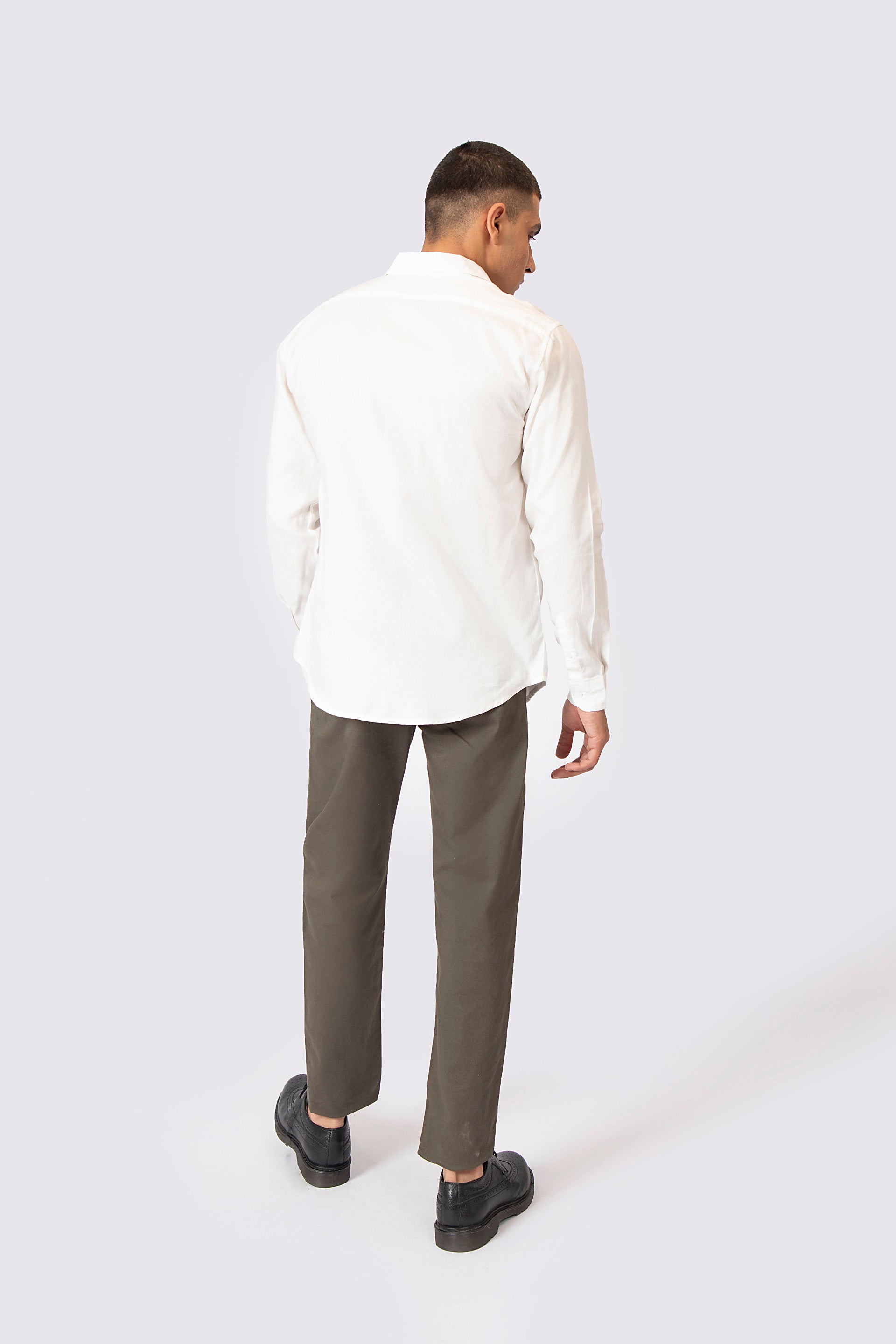 Textured Pants Olive