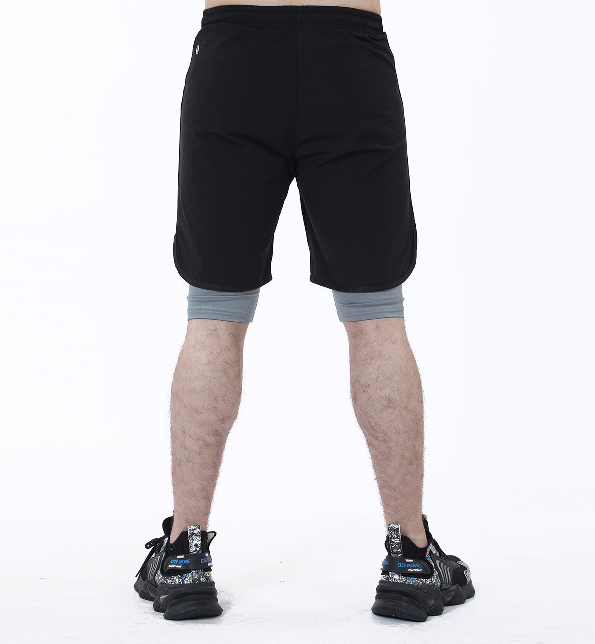 Double Shorts Black/Grey (7606689955991)