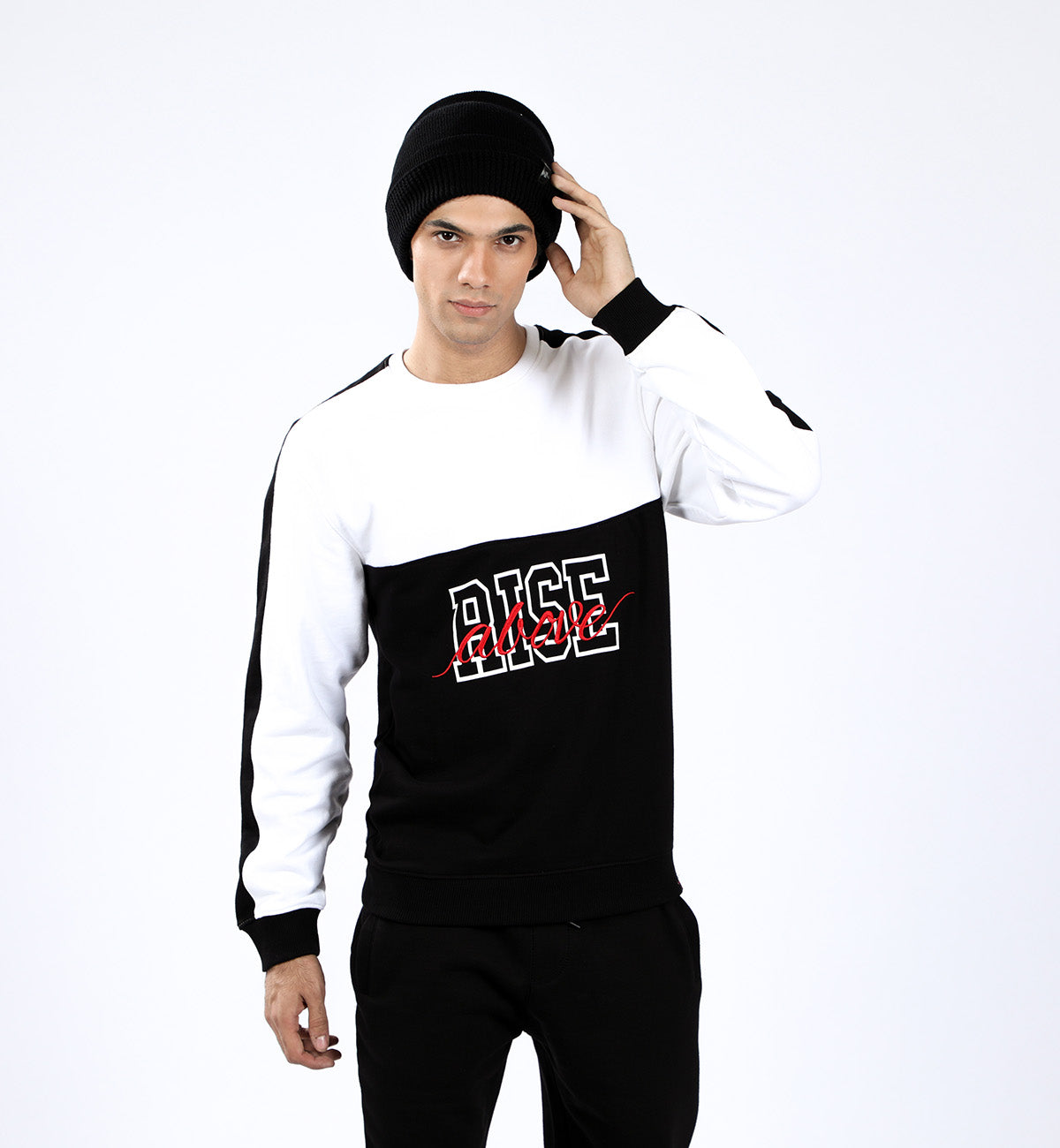 Graphic Sweatshirt Black/White