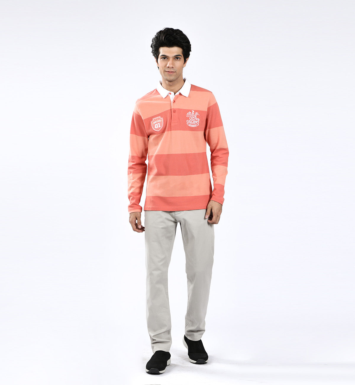 Rugby Polo Pink