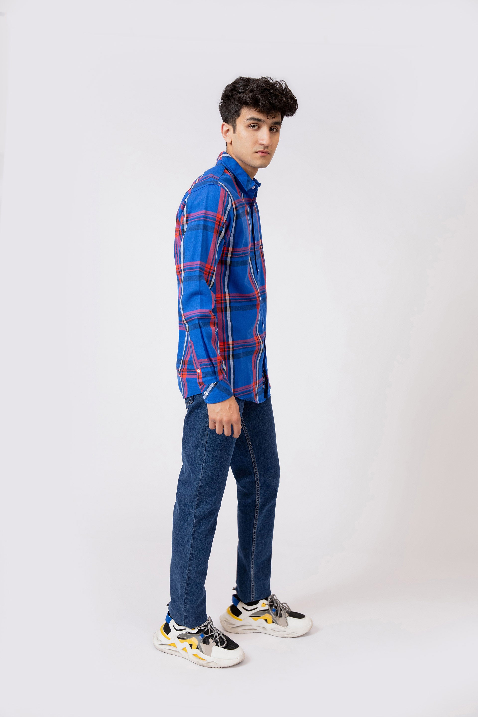 Check Shirt Blue/Red