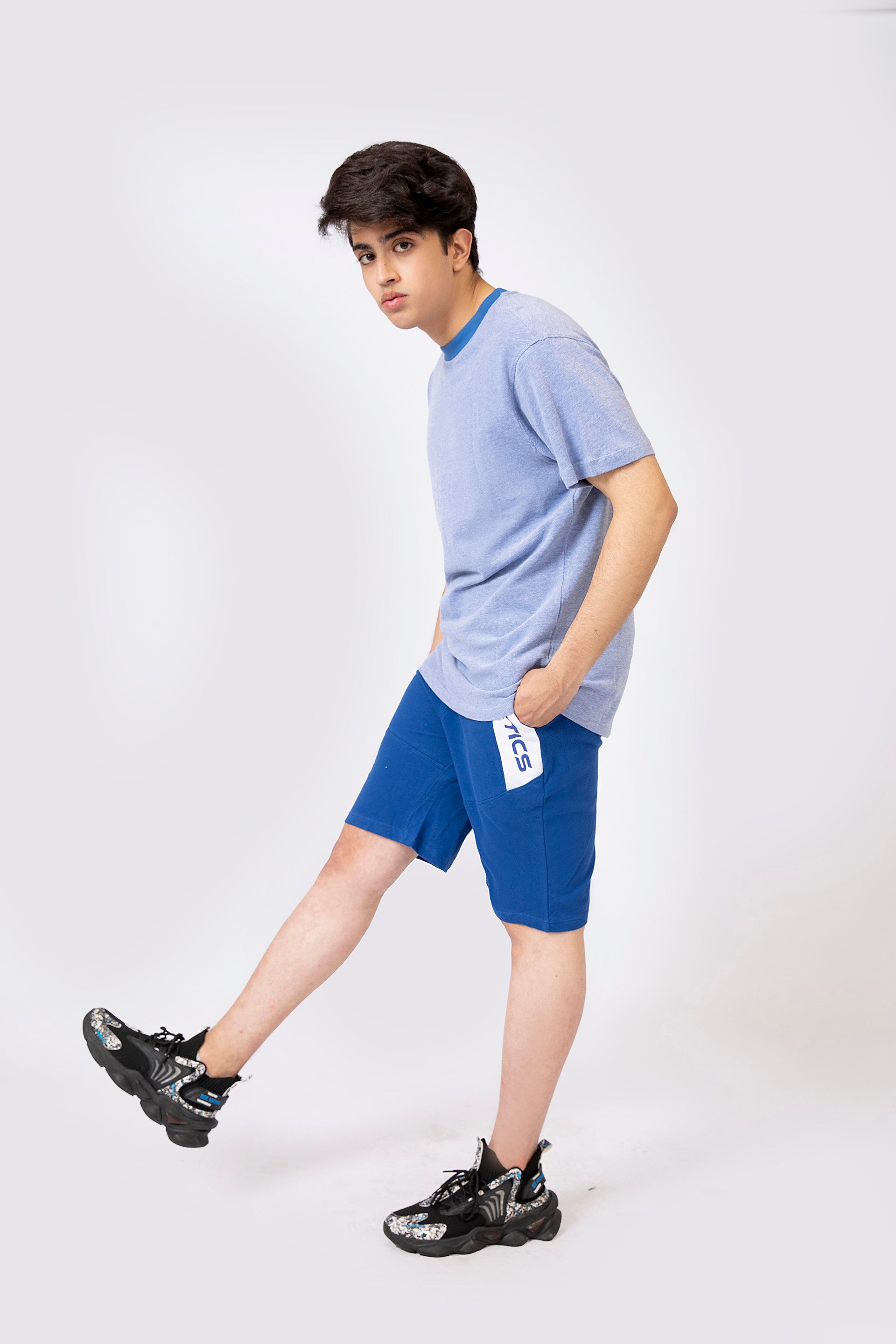 Textured Tee Navy