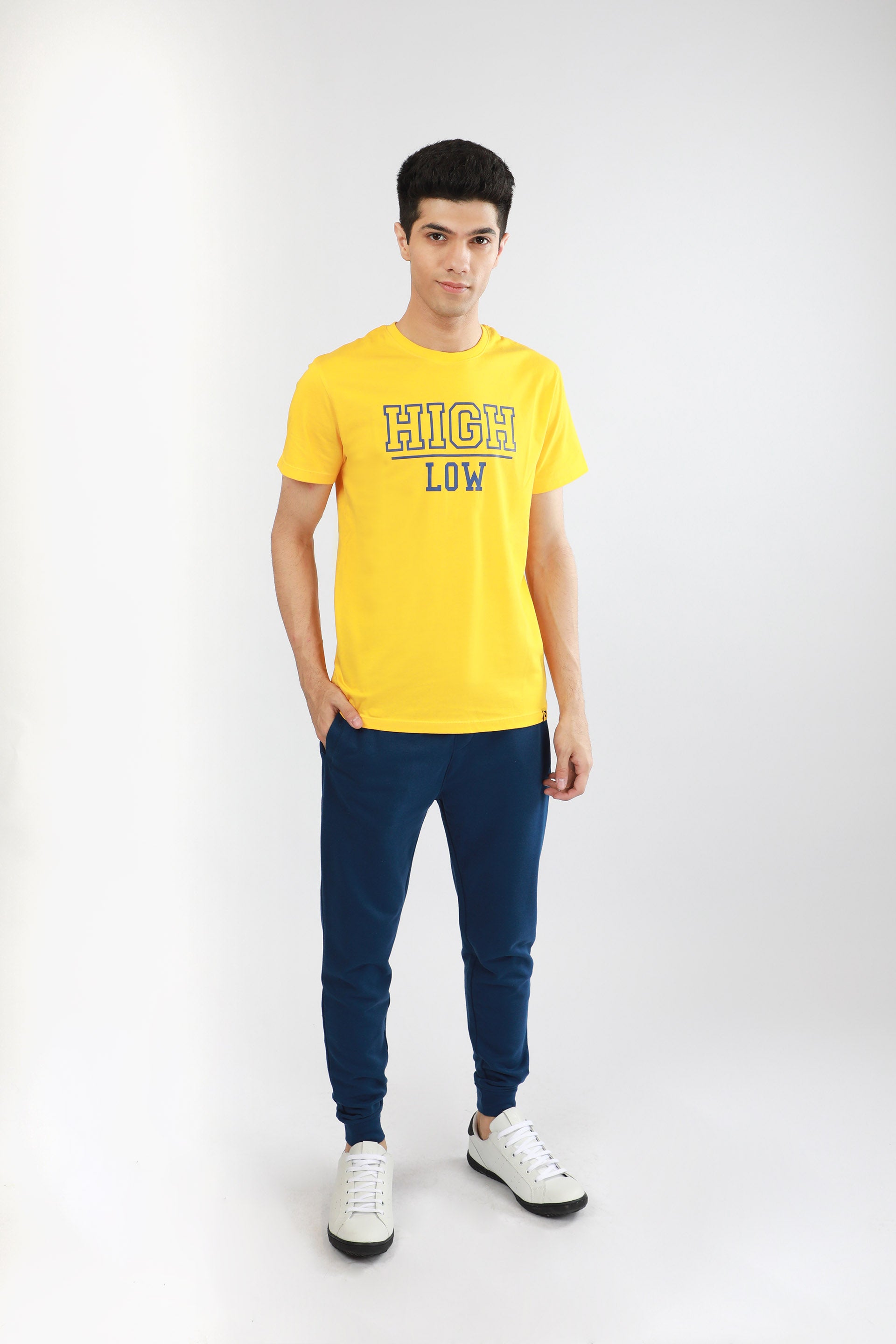Embroidered Tee Mustard