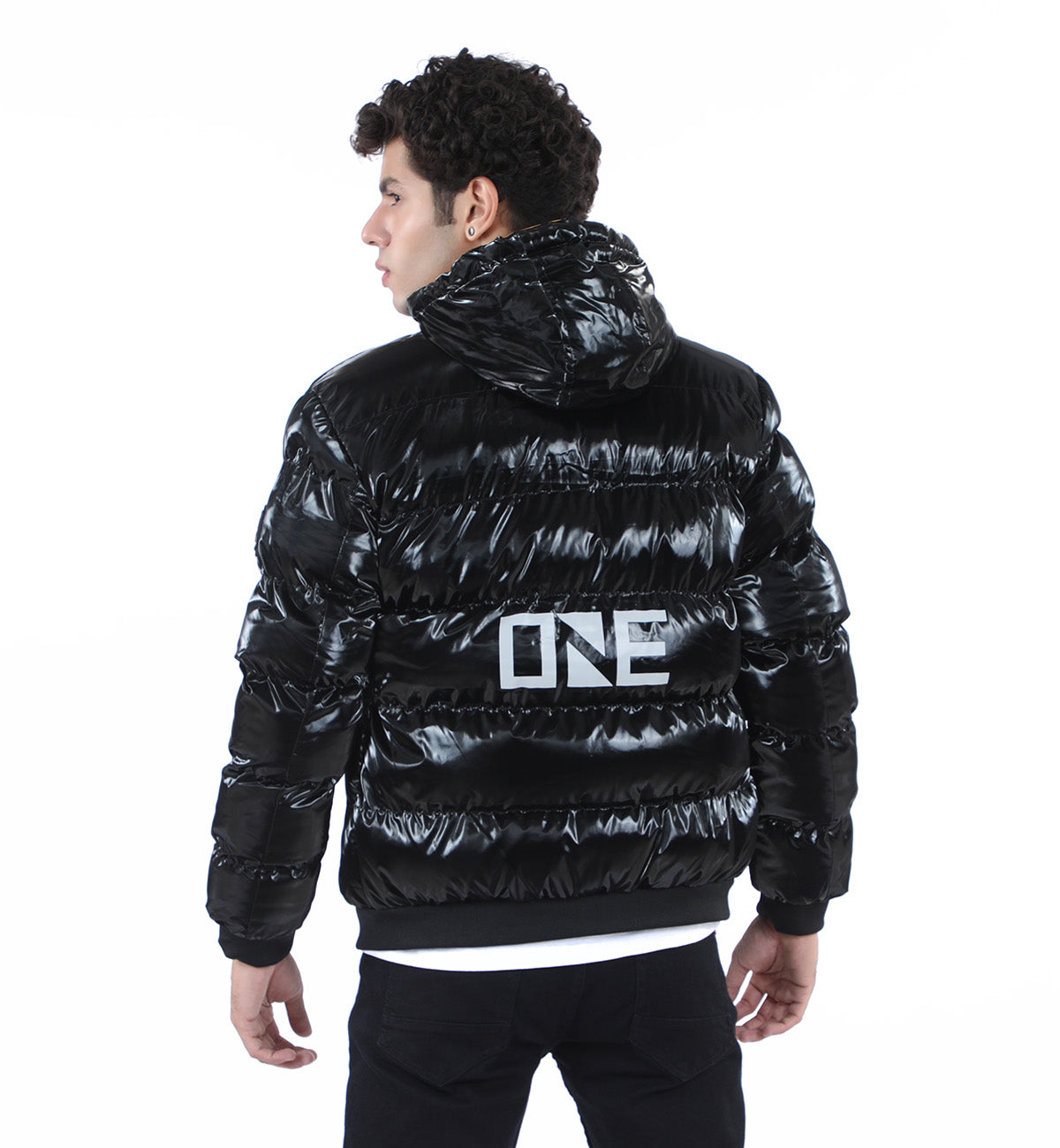 Convertible Puffer Jacket Yellow/Black