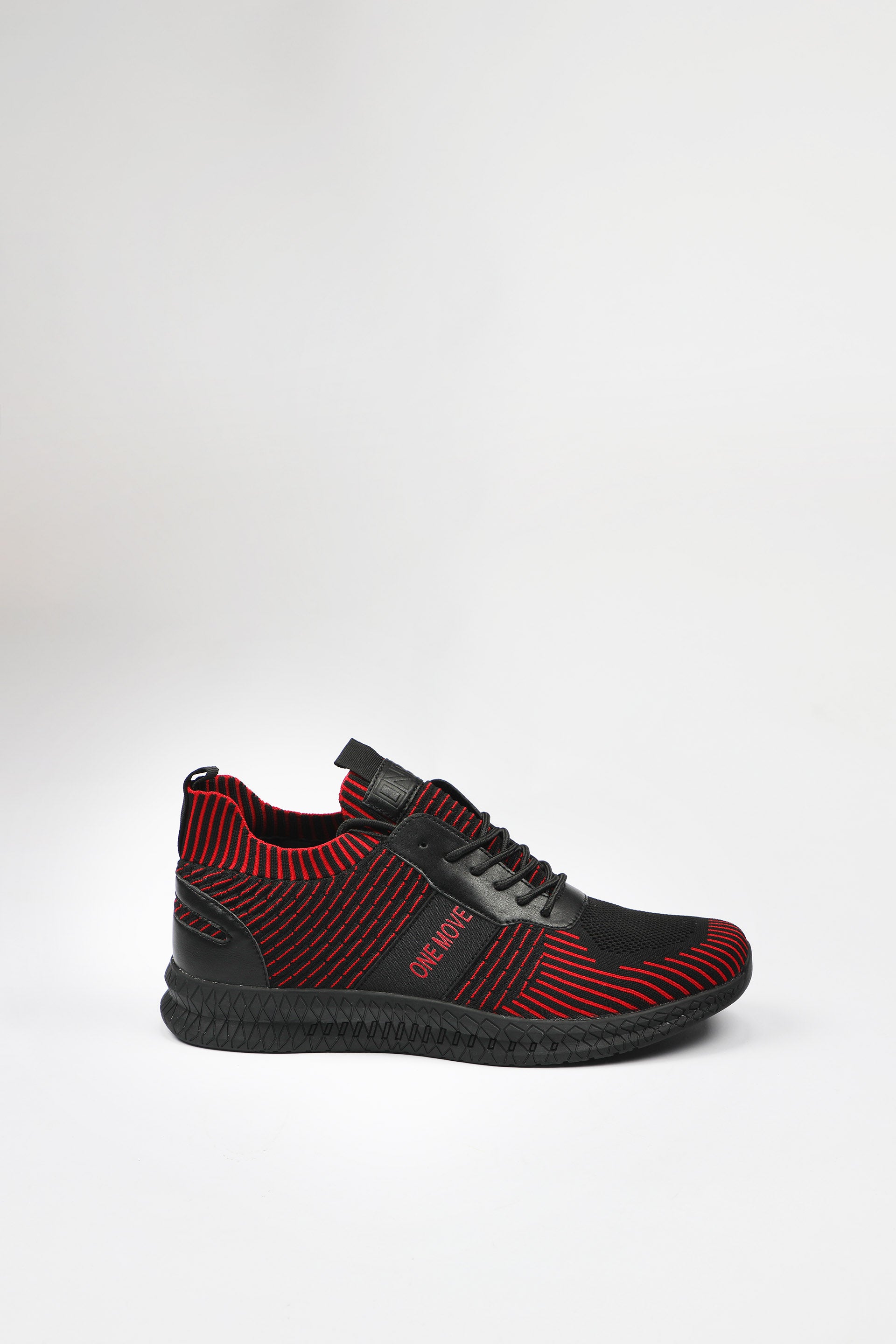 Sock Shoe Black/Red