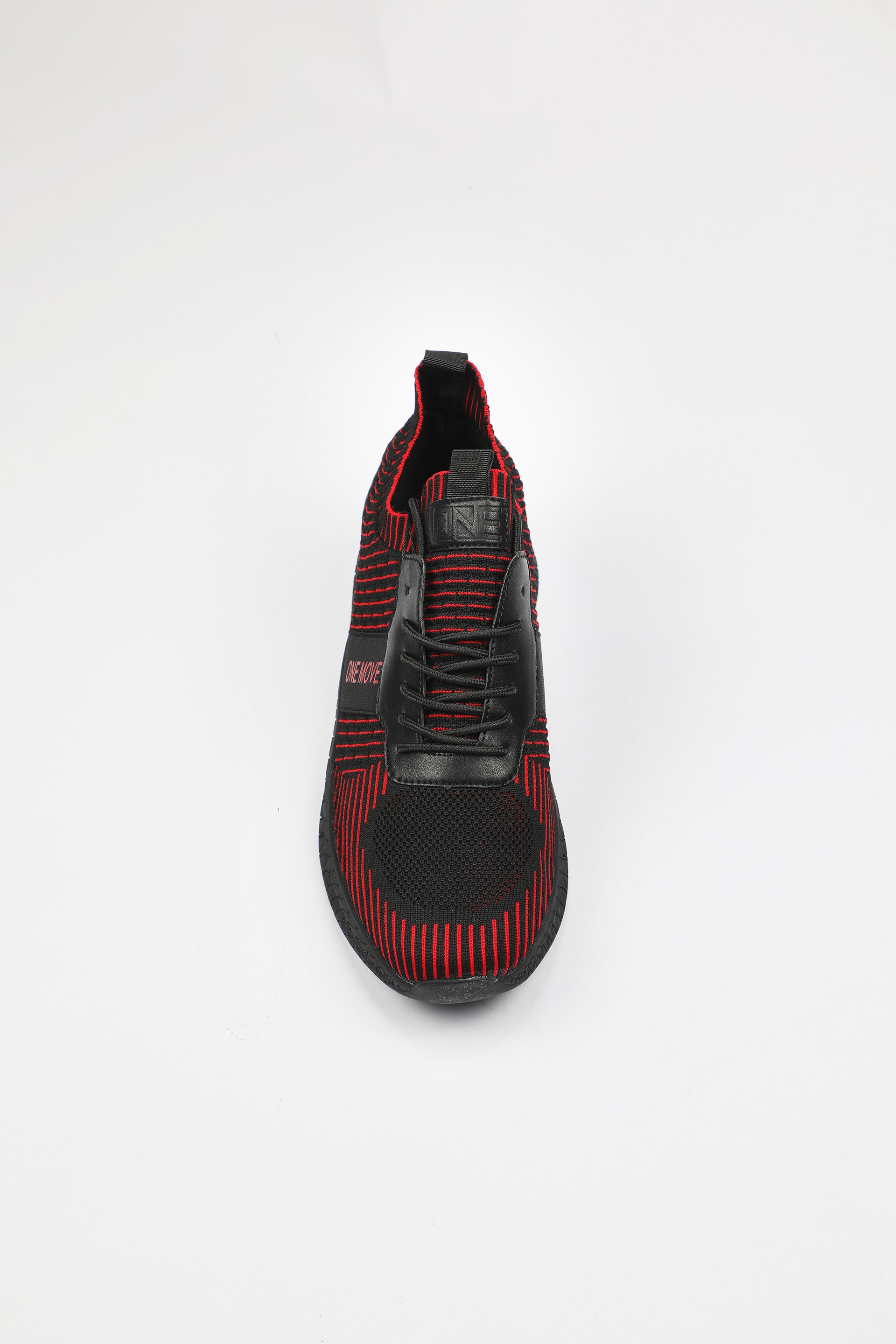 Sock Shoe Black/Red