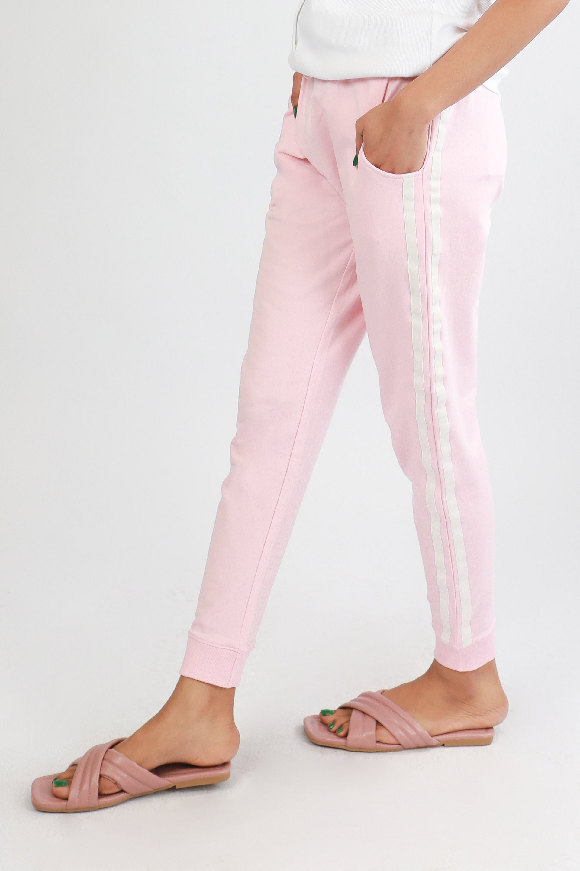 Piping Pants Pink