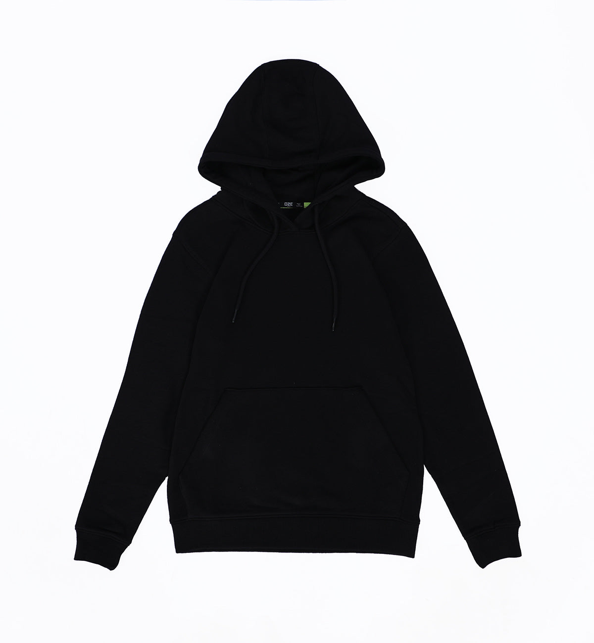 Tipped Hoodie Black