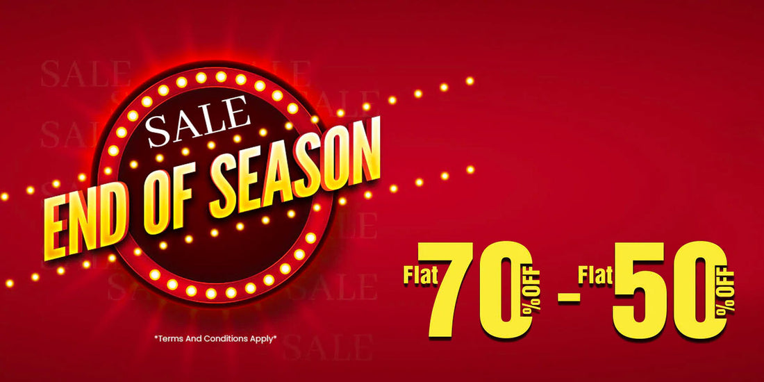 End of Season Flat Sale at ONE