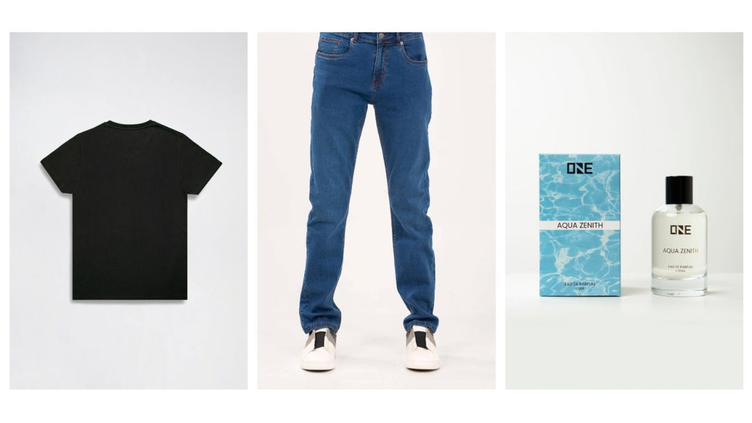 A Perfect T shirts, Jeans & Fragrance Combination for Men's
