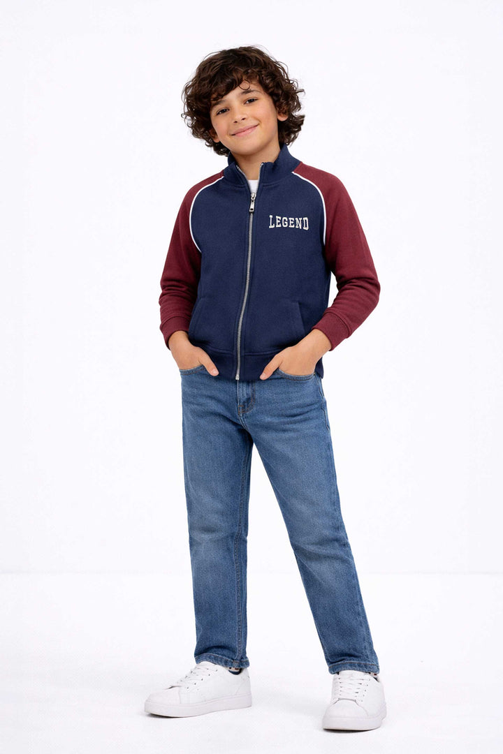 Mock-Neck Raglan Hoodie