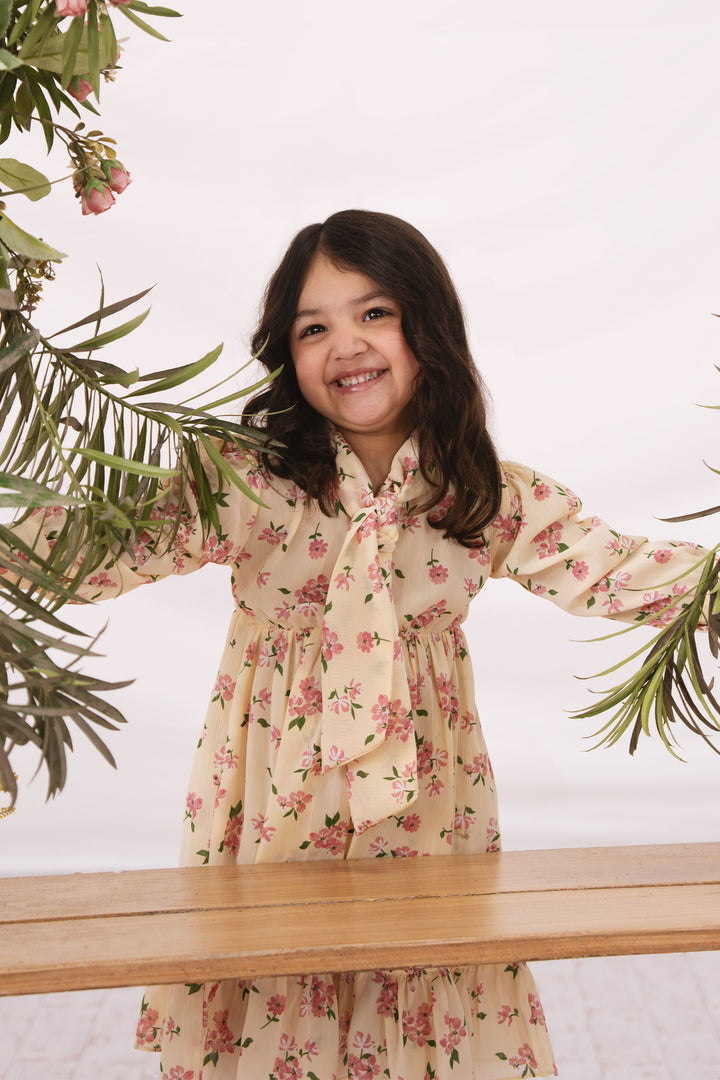 Printed Flared Dress