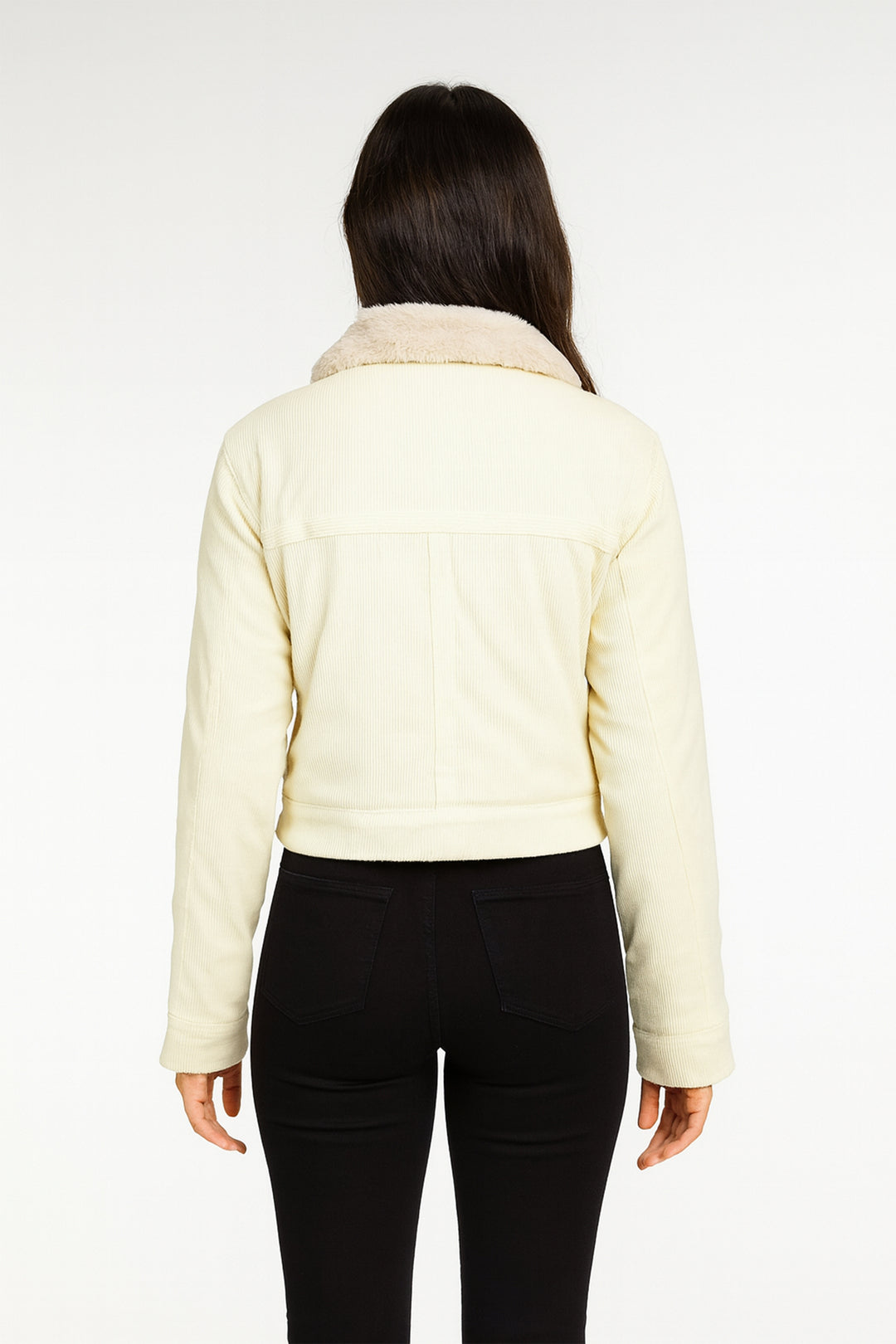 Cropped Corduroy Jacket