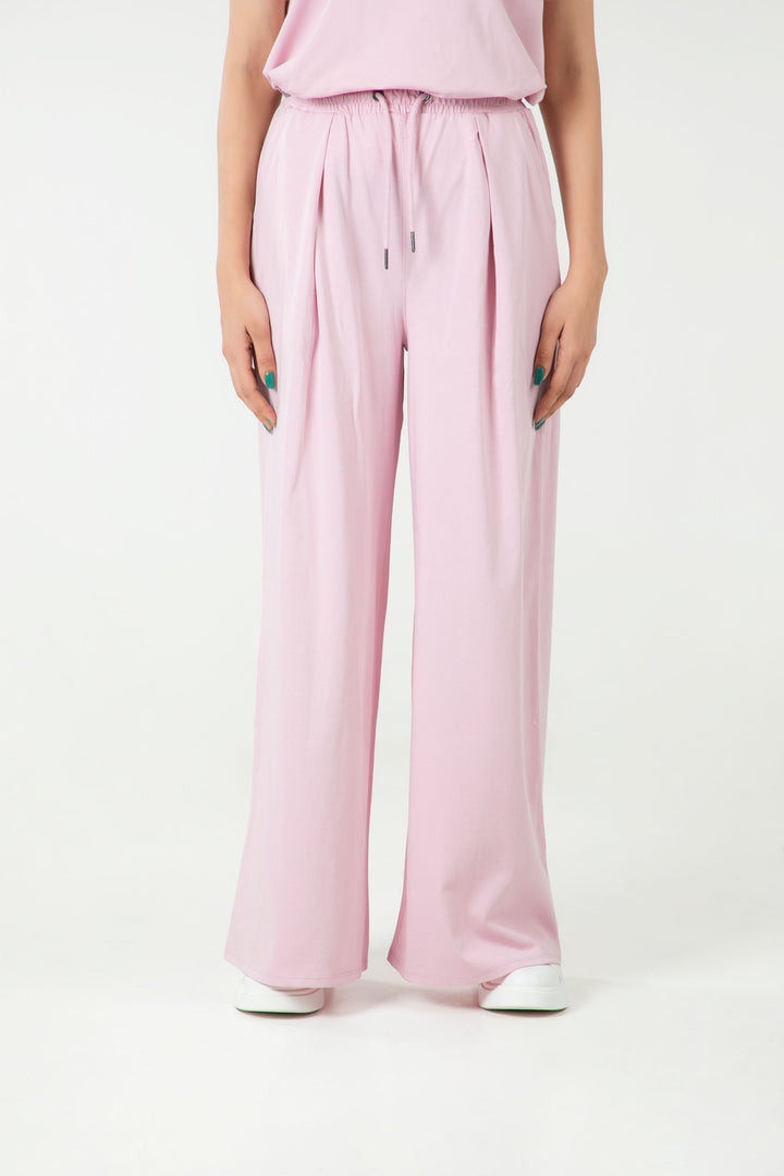 Pleated Wide Leg Trousers